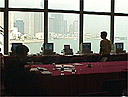 [ The IS office overlooks Hong Kong Harbour. ]