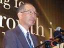 [ Mr. Makoto Kinzuka, Executive Vice President, Oji Paper Company - Silver Level Winner ]