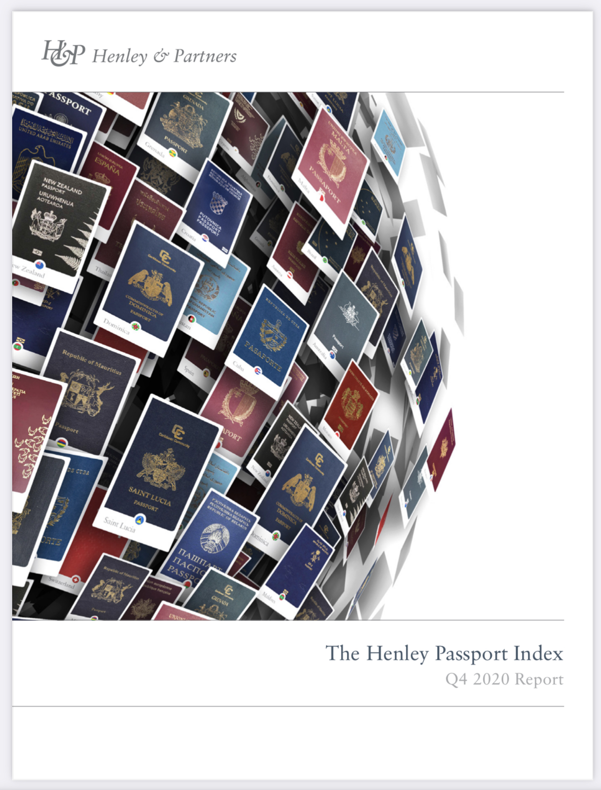 Henley & Partners Q4 Passport Index Report released powered by IATA