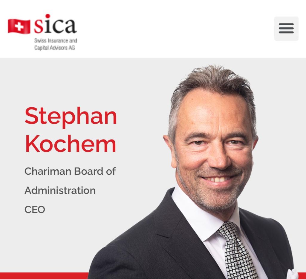 PBEC Welcomes New Member Stephan Kochem Chairman and CEO of SICA – Swiss Insurance Capital Advisors AG
