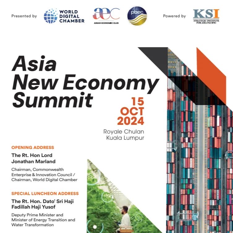 PBEC CEO spoke at Asia New Economy Summit in Malaysia – Oct 2024