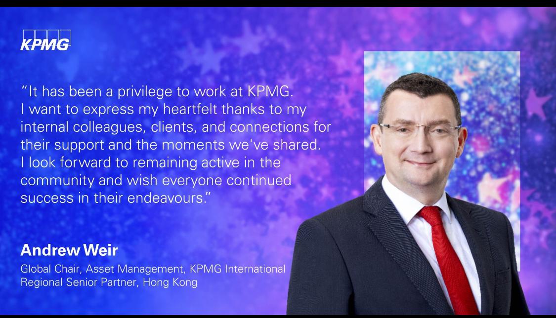 PBEC congratulates Chairman Andrew Weir on his retirement from KPMG China after 32 years of service – Oct 2024